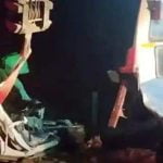 കാര്‍ ബസുമായി കൂട്ടിയിടിച്ച്‌ അപകടം; ഒരു കുടുംബത്തിലെ അഞ്ച് പേര്‍ക്ക് ദാരുണാന്ത്യം