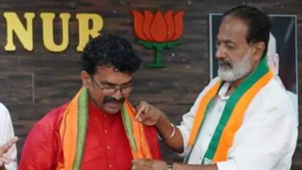 കെ സുധാകരൻ്റെ മുൻ പിഎ മനോജ് കുമാര്‍ ബിജെപിയില്‍ ചേര്‍ന്നു