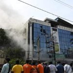 ബെംഗളൂരുവിൽ നാല് നില കെട്ടിടത്തിൽ തീപിടുത്തം