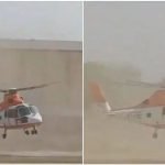 അമിത് ഷാ സഞ്ചരിച്ച ഹെലികോപ്റ്ററിന് നിയന്ത്രണം നഷ്ടപ്പെട്ടു; വിഡിയോ