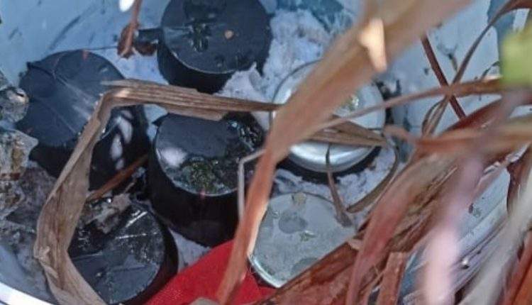 കണ്ണൂരിൽ സ്വകാര്യ വ്യക്തിയുടെ പാടത്ത് ഉഗ്രശേഷിയുള്ള 9 ബോംബുകള്‍ കണ്ടെത്തി