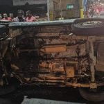 ഒമ്നി വാനും കാറും കൂട്ടിയിടിച്ച് ഒരു മരണം; ഒമ്പത് പേർക്ക് പരുക്ക്