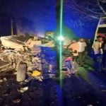 കാർ സ്വകാര്യ ബസുമായി കൂട്ടിയിടിച്ച് മൂന്ന് മരണം