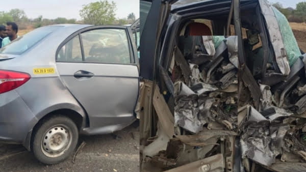 കാർ സിമന്റ്‌ ട്രക്കുമായി കൂട്ടിയിടിച്ച് നാല് മരണം