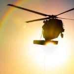 സൈനിക ഹെലികോപ്റ്ററുകൾ കൂട്ടിയിടിച്ചു; ഒരു മരണം, ഏഴ് പേരെ കാണാതായി