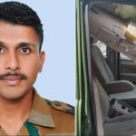 സൈനികവാഹനത്തിനു മുകളിലേക്ക് പാറക്കല്ല്‌ പതിച്ച്‌ മലയാളി സൈനികൻ മരിച്ചു