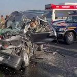 കാര്‍ അപകടത്തില്‍ ഒരു കുടുംബത്തിലെ ആറ് പേര്‍ മരിച്ചു