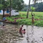 ഗൂഗിള്‍ മാപ്പ് നോക്കി യാത്ര ചെയ്ത സംഘം സഞ്ചരിച്ച കാര്‍ തോട്ടില്‍ വീണു