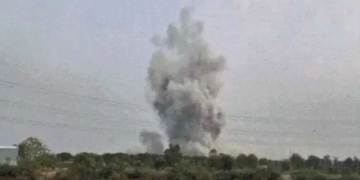 വെടിമരുന്ന് ഫാക്ടറിയില് പൊട്ടിത്തെറി; ഒരാള് മരിച്ചു