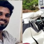 ടൂറിസ്റ്റ് ബസിന് പിന്നില് കാറിടിച്ച് അപകടം; യുവാവിന് ദാരുണാന്ത്യം