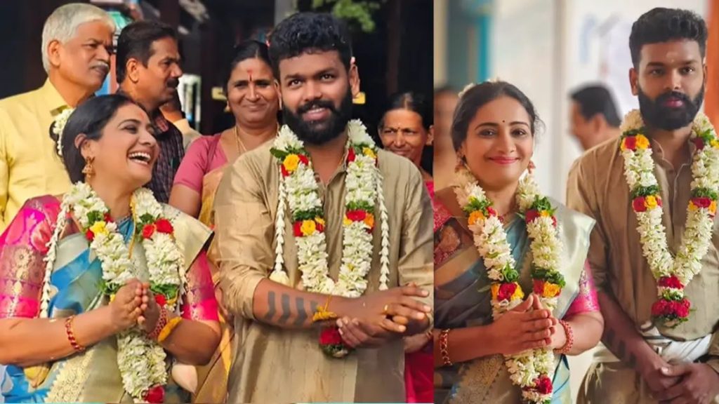 നടി മീര വാസുദേവ് വിവാഹിതയായി; വരൻ ഛായാഗ്രാഹകൻ വിപിൻ പുതിയങ്കം