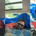 സഫാരി കാറില്‍ സ്വിമ്മിംഗ് പൂള്‍ ഒരുക്കി; യൂട്യൂബര്‍ സഞ്ജു ടെക്കിക്കെതിരെ നടപടി