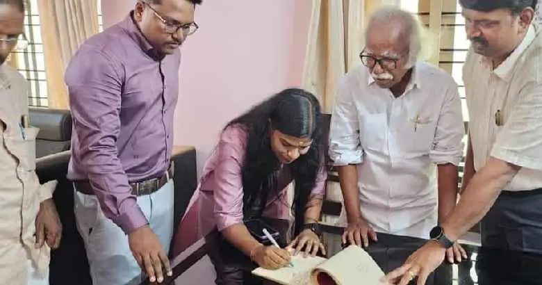 ശ്രീധന്യ ഐഎഎസ്സ് വിവാഹിതയായി; വരൻ ഹൈക്കോടതി അസിസ്റ്റൻ്റ്