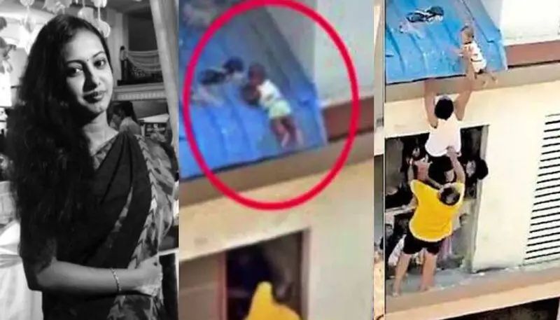 കടുത്ത സൈബറാക്രമണം: നാലാം നിലയില്‍ നിന്ന് വീണിട്ടും രക്ഷപ്പെട്ട കുഞ്ഞിന്റെ അമ്മ ജീവനൊടുക്കിയ നിലയില്‍