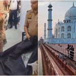 യുവതിയുടെ മൃതദേഹം താജ്മഹലിന് സമീപമുള്ള പള്ളിക്ക് മുമ്പിൽ കണ്ടെത്തി