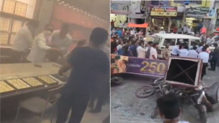 ബെള്ളാരി കല്യാൺ ജ്വല്ലേഴ്‌സ് ഷോറൂമിലെ എ.സി പൊട്ടിത്തെറിച്ചു; മൂന്ന് പേർക്ക് പരുക്ക്