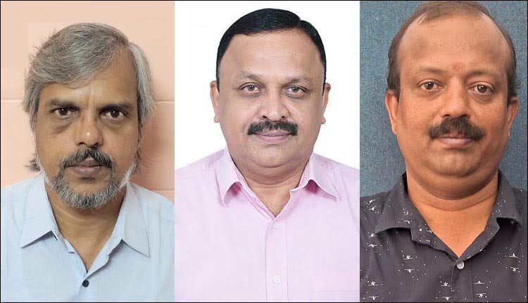 അഡ്വ. പ്രമോദ് വരപ്രത്ത്, സതീഷ് തോട്ടശ്ശേരി, അരവിന്ദാക്ഷന്‍. പി. കെ.