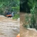 ഗൂഗിള്‍ മാപ്പ് ചതിച്ചു; കാസറഗോഡ് കൈവരിയില്ലാത്ത പാലത്തില്‍ നിന്ന് കാര്‍ പുഴയില്‍ വീണു