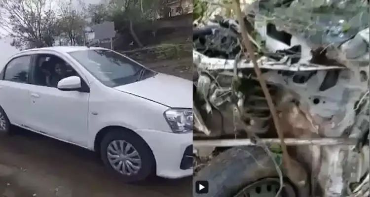 ഡ്രൈവിങ് പഠനത്തിനിടെ കാര്‍ 300 അടി താഴ്ചയിലേക്ക് വീണു; യുവതിക്ക് ദാരുണാന്ത്യം (വീഡിയോ)