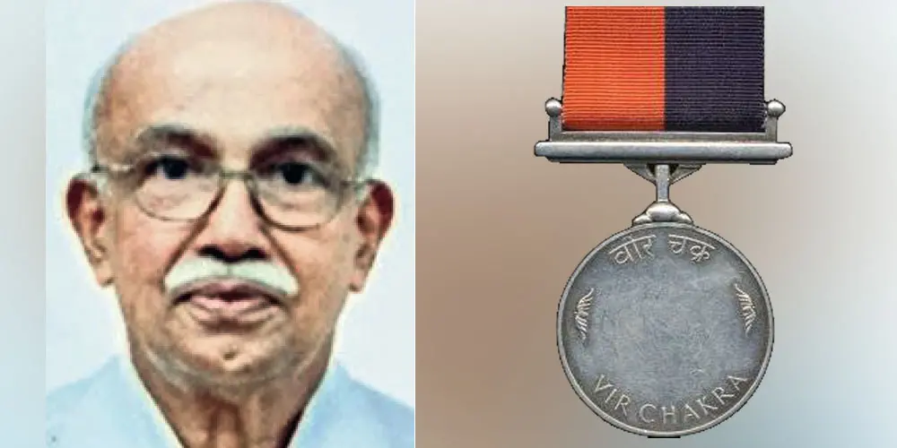 ആദ്യ വീരചക്രജേതാവ് കേണല്‍ എന്‍ സി നായര്‍ അന്തരിച്ചു