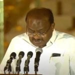 കേന്ദ്രമന്ത്രിയായി സത്യപ്രതിജ്ഞ ചെയ്ത് എച്ച്. ഡി. കുമാരസ്വാമി