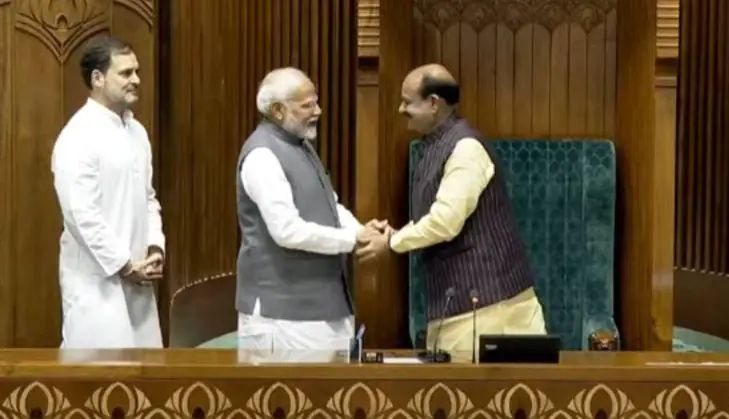 ലോക്സഭ സ്പീക്കറായി ഓം ബിര്‍ള വീണ്ടും തിരഞ്ഞെടുക്കപ്പെട്ടു