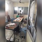 മിശ്രവിവാഹത്തെ പിന്തുണച്ചു; സിപിഎം ഓഫീസിന് നേരെ ആക്രമണം, രണ്ട് പേര്‍ക്ക് പരുക്ക്