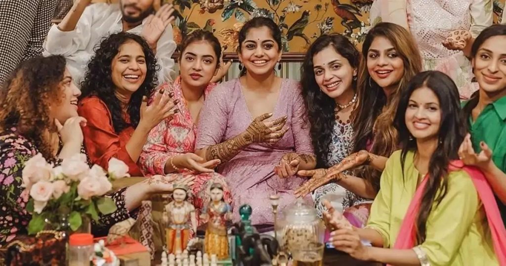 മീര നന്ദന്‍റെ വിവാഹ ആഘോഷങ്ങള്‍ക്ക് തുടക്കമായി; മെഹന്ദി ചടങ്ങിനെത്തി താരങ്ങള്‍