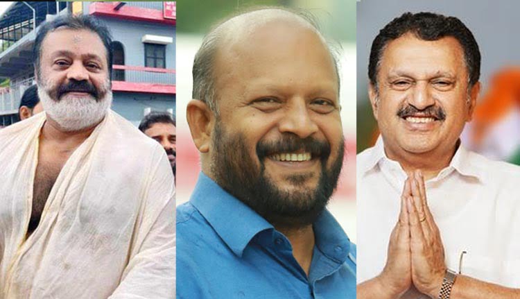 തൃശ്ശൂരില്‍ കാല്‍ ലക്ഷത്തിന് മുകളില്‍ ലീഡുമായി സുരേഷ് ഗോപി; മുരളീധരന്‍ മൂന്നാമത്