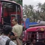 ടിപ്പര്‍ ലോറിയും സ്വകാര്യബസും കൂട്ടിയിടിച്ച്‌ അപകടം; നിരവധി പേര്‍ക്ക് പരുക്ക്