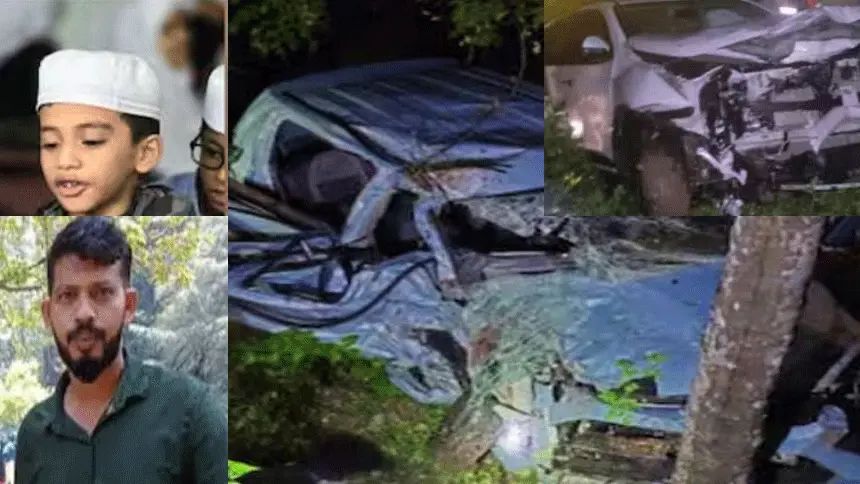 കണ്ണൂരിൽ കാറുകള്‍ കൂട്ടിയിടിച്ച്‌ അപകടം; അച്ഛനും മകനും മരിച്ചു