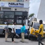 ബിഎംടിസി ബസ് ഇരുചക്രവാഹനങ്ങളിലിടിച്ച് അപകടം; ഒരു മരണം