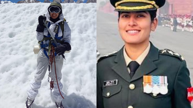 സിയാച്ചിനിൽ ആദ്യ വനിതാ ആർമി ഓഫീസറായി മൈസൂരു സ്വദേശിനിക്ക് നിയമനം