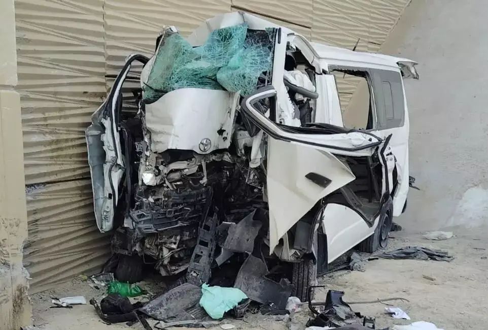 കുവൈത്തില്‍ വാഹനാപകടം; 7 ഇന്ത്യൻ തൊഴിലാളികള്‍ മരിച്ചു, 3 പേര്‍ക്ക് പരുക്ക്