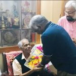 കെസിആർ നമ്പ്യാർക്ക് യാത്രയയപ്പ് നൽകി