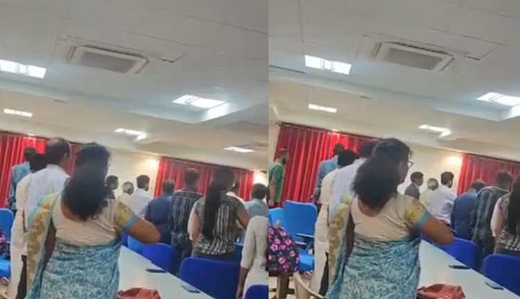 കർണാടക സെൻട്രൽ യൂണിവേഴ്സിറ്റിയിൽ ആർ.എസ്.എസ്. പരിപാടി: കോൺഗ്രസ് പ്രതിഷേധം