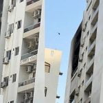 ഷാര്‍ജയിലെ ബഹുനില കെട്ടിടത്തില്‍ തീപിടിത്തം