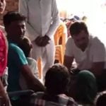 ഹത്രാസ് ഇരകളുടെ കുടുംബാംഗങ്ങളെ സന്ദർശിച്ച്‌ രാഹുല്‍ ഗാന്ധി