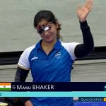 പാരിസിൽ ഇന്ത്യക്ക് ആദ്യ മെഡൽ; ഷൂട്ടിങിൽ മനു ഭാക്കറിന് വെങ്കലം