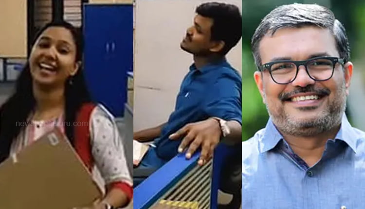 റീൽ ചിത്രീകരിച്ചതിൽ നടപടിയില്ല; ഞായറാഴ്ചയും ജോലിക്കെത്തിയ ജീവനക്കാരെ അഭിനന്ദിച്ച് മന്ത്രി