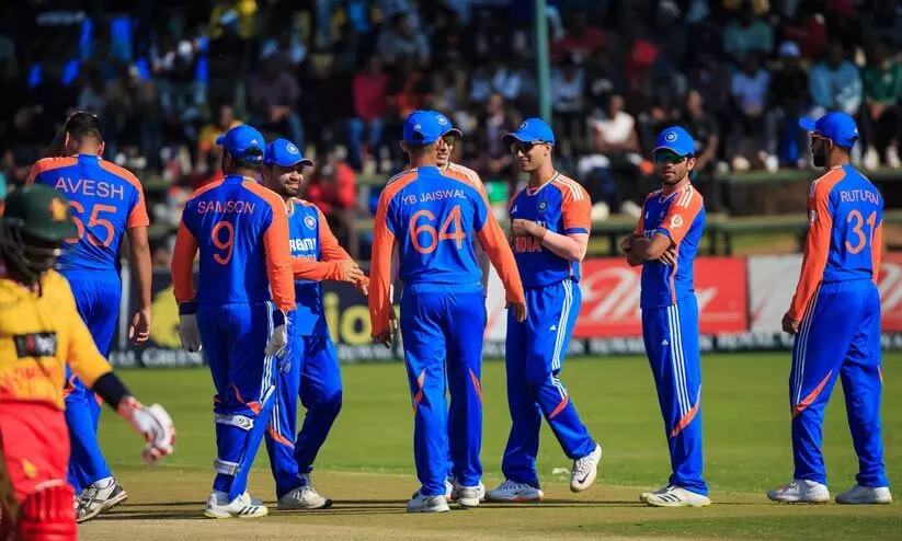 മൂ​ന്നാം​ ​ട്വ​ന്റി​-20​യി​ൽ സിംബാബ്‌വെയെ 23 റൺസിന് തോൽപ്പിച്ച് ഇന്ത്യൻ യുവനിര