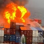 ഗോവൻ തീരത്ത് ചരക്ക് കപ്പലിൽ വൻ തീപിടിത്തം; ഒരാൾ മരിച്ചു