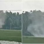 തൃശൂരിൽ വീണ്ടും മിന്നല്‍ ചുഴലി