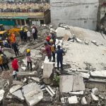 ഗുജറാത്തിൽ നാലു നില കെട്ടിടം തകർന്നുവീണു; കെട്ടിടാവശിഷ്ടങ്ങൾക്കടിയിൽ നിരവധി പേർ കുടുങ്ങി കിടക്കുന്നുവെന്ന് സംശയം