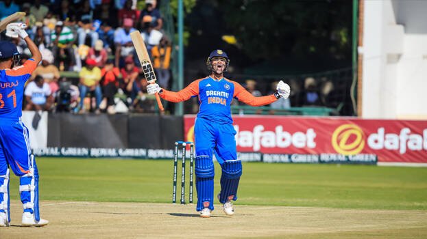 പകരം വീട്ടി ഇന്ത്യ; സിംബാബ്‌വെക്കെതിരെ നൂറ്‌ റൺസിന്‌ ജയം