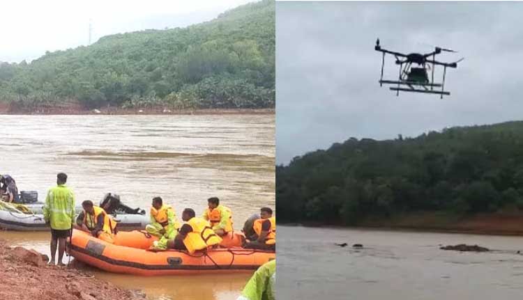 മണ്ണിടിച്ചിൽ; ഗംഗാവലി നദിയിലെ മണ്‍കൂനയ്ക്ക് സമീപം പുതിയ സിഗ്നല്‍