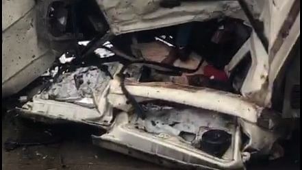 ചന്നസാന്ദ്രയിൽ കാറുകൾ കൂട്ടിയിടിച്ച് അപകടം; മൂന്ന് പേർ മരിച്ചു