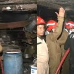 ഐഎൻഎ മാർക്കറ്റില്‍ വന്‍ തീപിടിത്തം; 4 പേര്‍ക്ക് പൊള്ളലേറ്റു