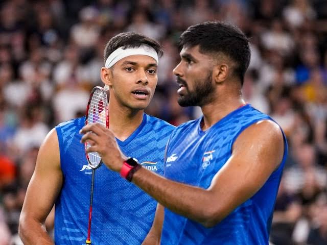 ഒളിമ്പിക്സ്; ബാഡ്മിന്റണിൽ ചരിത്രം കുറിച്ച് സാത്വിക്-ചിരാഗ് സഖ്യം