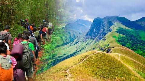 കർണാടകയിൽ ട്രക്കിങ്ങിന്  ഓൺലൈൻ ബുക്കിങ് നിർബന്ധമാക്കും